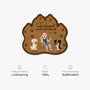 8616AUK4 personalised hope you like fur custom shaped doormat for dog owners 8616adayrc