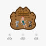 8616AUK5 personalised hope you like fur custom shaped doormat for cat owners 8616adayrd