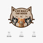 8626AUK5 personalised we rule the house custom shaped doormat for cat lovers 8626ad8yrd