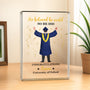 8635RUK2 personalised she believed she could so she did _graduation rectangle acrylic plaque 8635r6dca