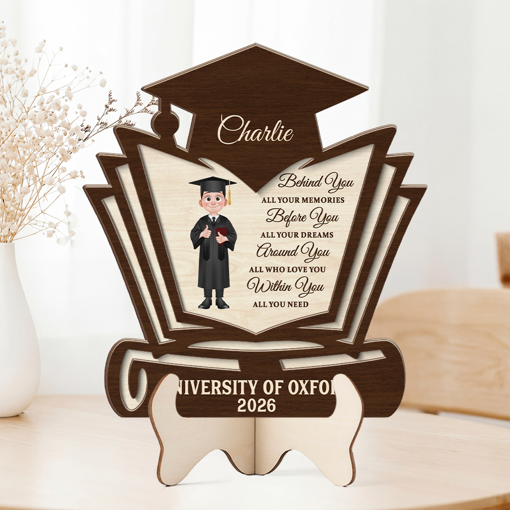 8637QUK2 personalised graduation wooden plaque_ for himher 8637q6pma