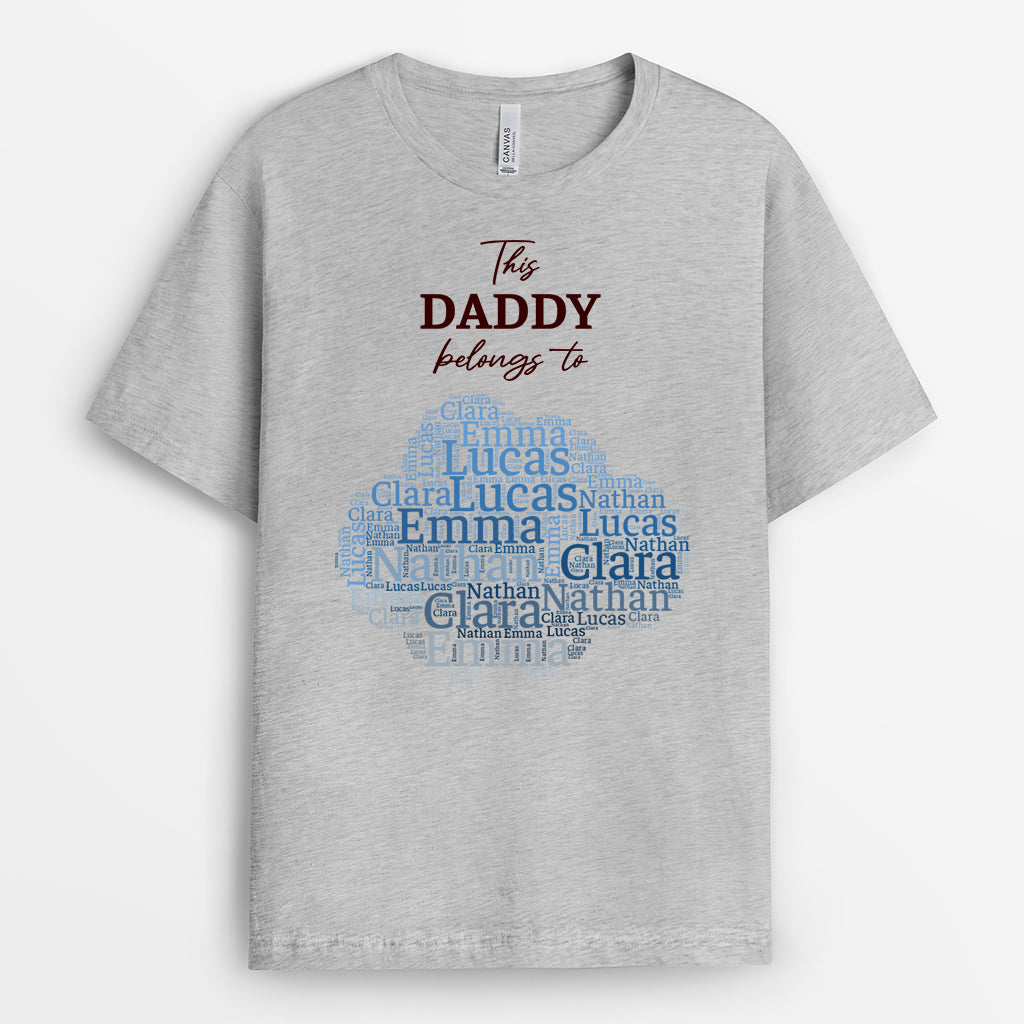 8643AUK2 personalised t shirt with names for mumdad 8643a6p5a