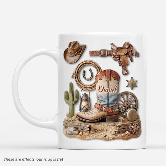8671MUS1 cowboy boot coffee mug_ personalized gifts for himher 8671mcqab_61bf6996 948e 483e b7f4 329561b99629