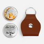 8676AUK1 3d printing effect personalised dog memorial pocket hug_ with photo 8676ajclhc