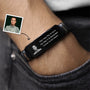 8695JUK2 personalised military memorial bracelet with picture 8695jtv5b