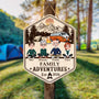 8700QUK2 personalised family adventures wood camping sign _for couples 8700qtysi