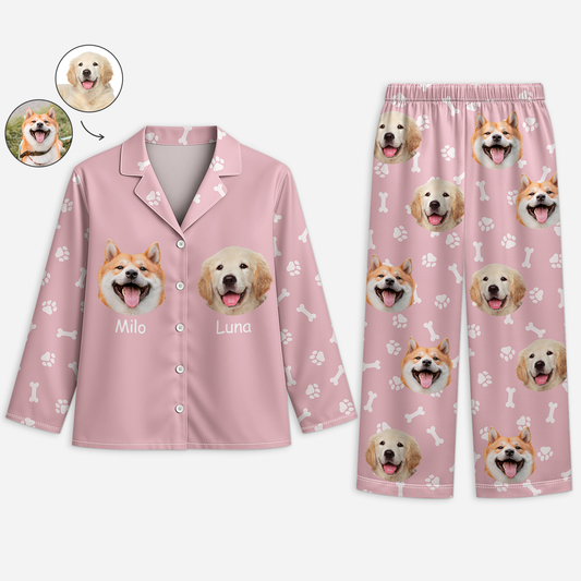 8714VUK1 personalised pyjamas with pictures of your dog_ for dog lovers 8714vakzc