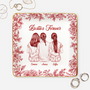 87152US2 a true friendship is a journey without an end custom jewelry dish gift for friend 87152ahcf