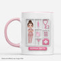 8728MUK1 3d printing effect personalised nurse mug for a nurse 8728macsn_dd1a2a8c 334b 4251 8b51 5467c7285d18