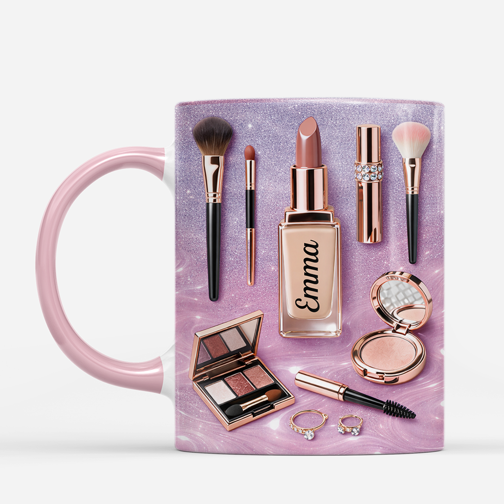 8730MUK2 3d printing effect personalised makeup coffee mug_ for her 8730mafza