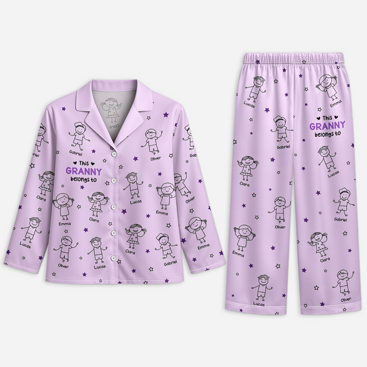 8739VUK1 personalised this granny belongs to pyjamas for grandmagrandad 8739v8kma
