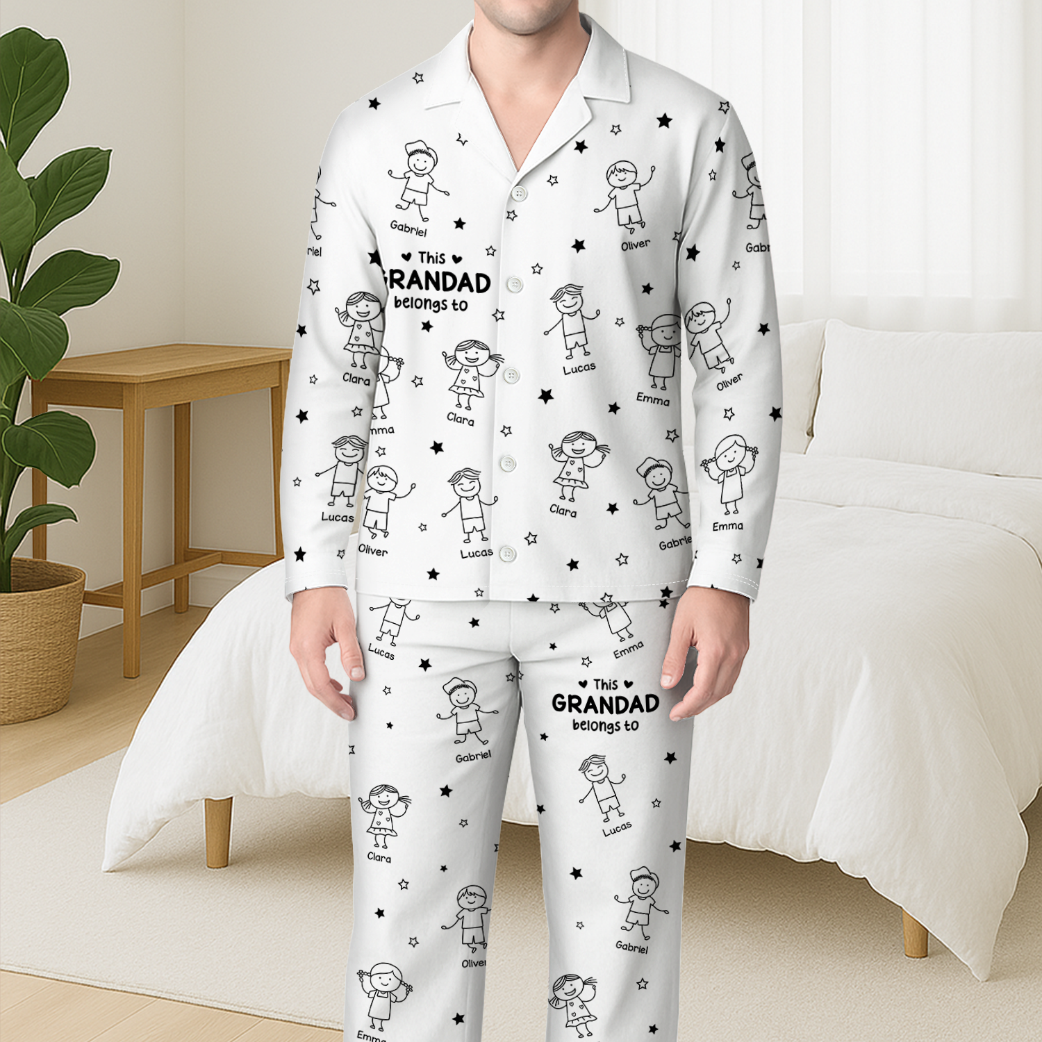 8739VUK3 personalised this granny belongs to pyjamas for grandmagrandad 8739v8kma