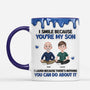 8740MUK2 3d printing effect personalised i smile because you are my daughterson mug 8740mtpla_050315dd e319 4e81 a368 45d2b32c6732