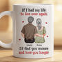 8757MUK2 personalised if i had my life to live over again mug for couples 8757m6cwg