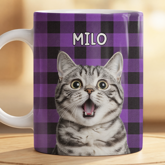 8763MUK2 personalised photo coffee mug for dogcat lovers 8763m8chc