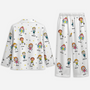 8780VUK2 personalised pyjama set for mumdad with kids names 8780vtkaa