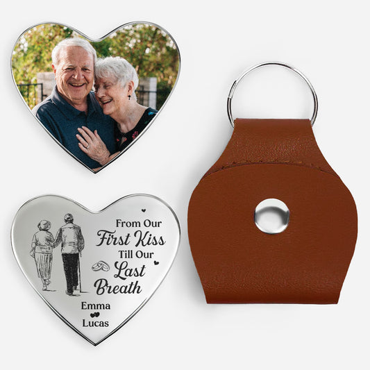 8802AUS1 pocket hug heart token with photo personalized gifts for couples 8802ajnqag