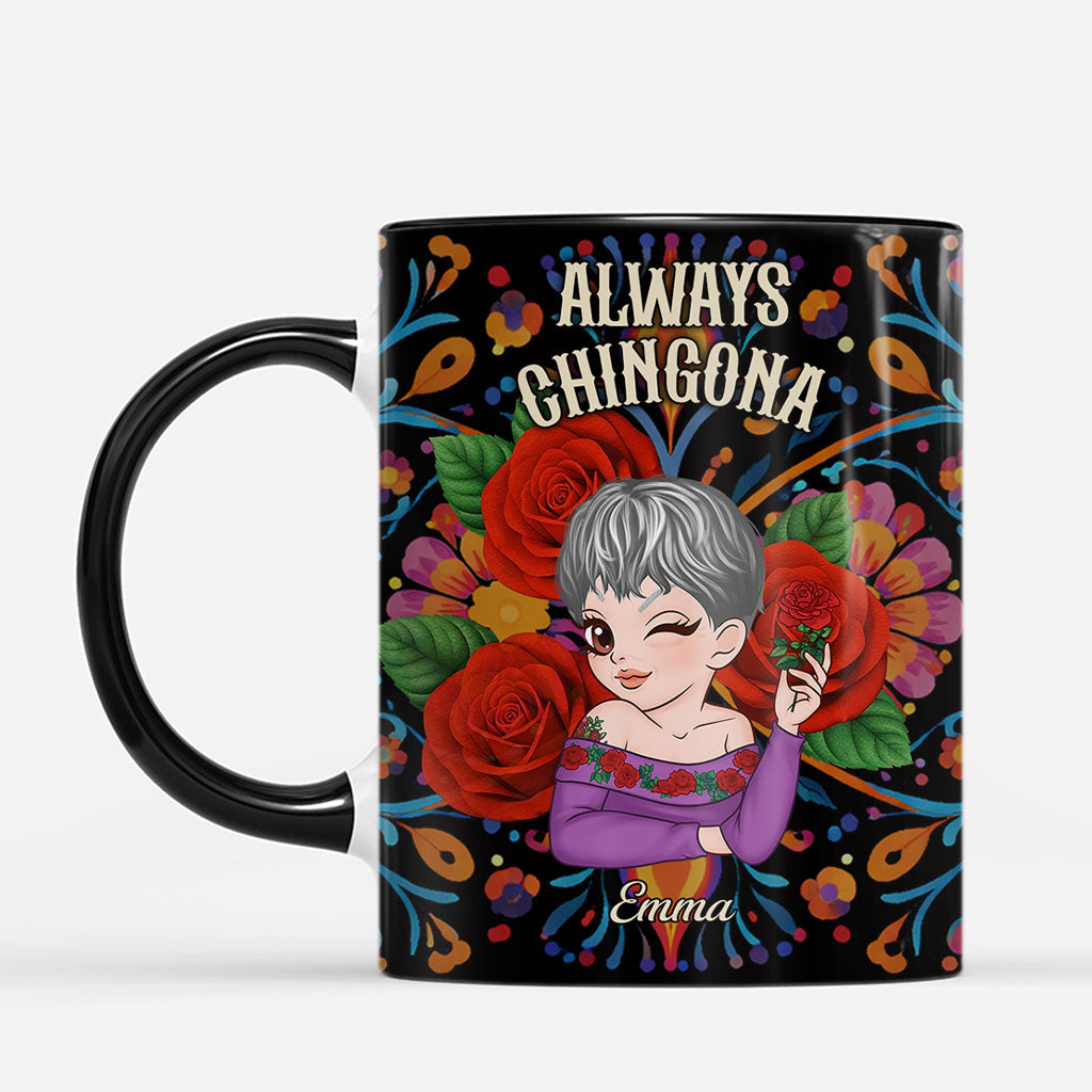 8818MUK2 personalised always chingona sometimes cabrona but never pendeja mug for her 8818mtdla_98155429 388b 4f95 a368 406ed52bbb12