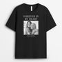 8862AUK1 personalised forever in my heart memorial shirt with photo 8862a6dag