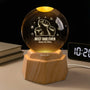 8871LUK1 personalised best dadgrandad ever 3d crystal ball lamp 8871l3lmb