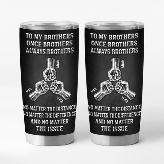 8886TUK1 personalised once a brother always a brother tumbler 20oz 8886tspmb