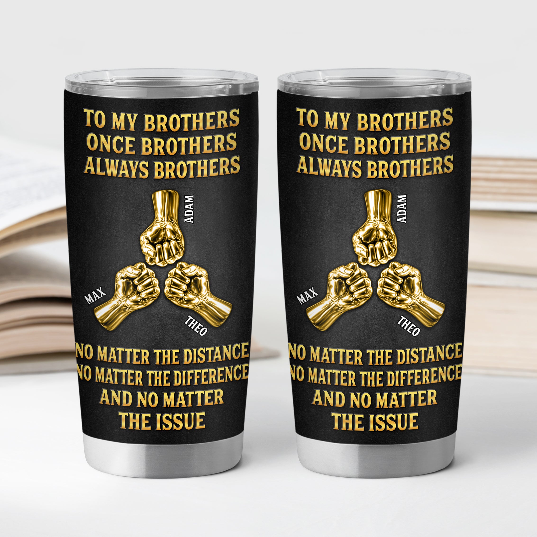 8886TUK2 personalised once a brother always a brother tumbler 20oz 8886tspmb