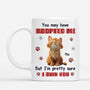 8895MUK1 personalised you may have adopted me but im pretty sure i own you cat mug 8895msdkd