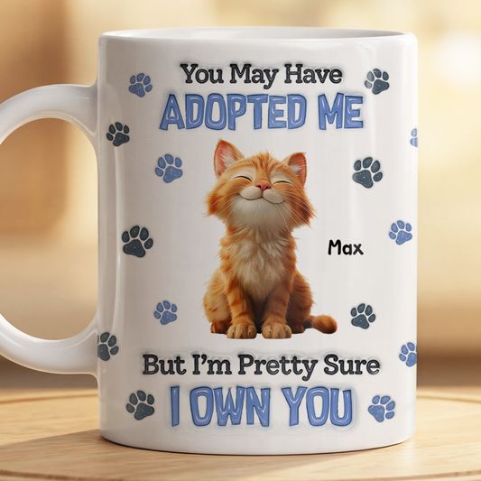 8896MUS2 3d printing effect i own you coffee mug_ custom gifts for cat owners 8896msczd