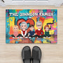8926DUK1 personalised family doormat with pet for the whole family 8926d3vmf_2
