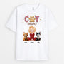 8930AUK1 personalised cat dad tee shirt for the cat lover 8930a3dld