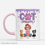 8931MUK1 3d printing effect personalised cat mum mug with cat and owner_ 8931m3fwd