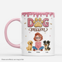 8931MUK1 3d printing effect personalised dog mum mug with dog and owner_ 8931m3fwc