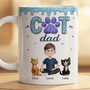 8931MUK2 3d printing effect personalised cat mum mug with cat and owner_ 8931m3fwd