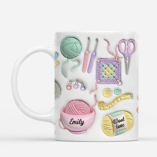 8932MUK2 3d printing effect personalised wool love mug for her_ 8932m8fsa