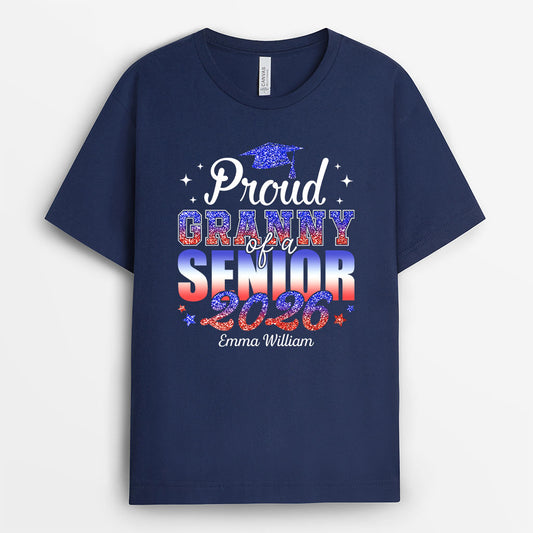 8933AUK2 personalised proud mumdad of a senior_ shirt for graduation 8933aayla