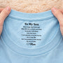 8934AUK2 personalised never forget that i love you inner neck print t shirt for sondaughter 8934aa8pwb_1ac3521e 8eef 47d7 9bed 33f301c7eb95