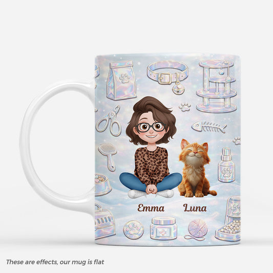 8935MUK1 3d printing effect personalised dog and owner_ coffee mug for dog owners 8935m3vcd_1