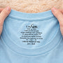 8936AUK2 personalised to my daughterson inner neck print t shirt 8936aasqba
