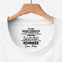 8947AUK1 personalised to my badass daughterson inside neck print t shirt 8947aa6ela