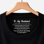 8950AUK1 personalised inner neck print t shirt for wifehusbandcouples 8950aa6dcg