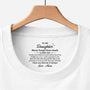 8952AUK1 personalised i love you forever and always inner neck print shirt for daughterson 8952aa6rla