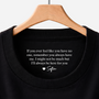 8954AUK1 personalised ill always be here for you inside neck print shirt for himher 8954aaseca