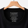 8961AUK1 personalised never forget how loved you are inner neck print t shirt for daughterson 8961aatcsa