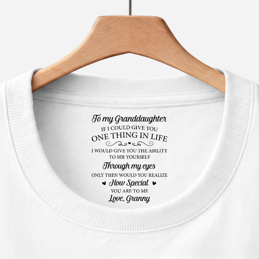 8961AUK1 personalised never forget how loved you are inside neck print t shirt for daughterson 8961aatcsa