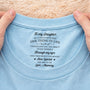 8961AUK2 personalised never forget how loved you are inside neck print t shirt for daughterson 8961aatcsa