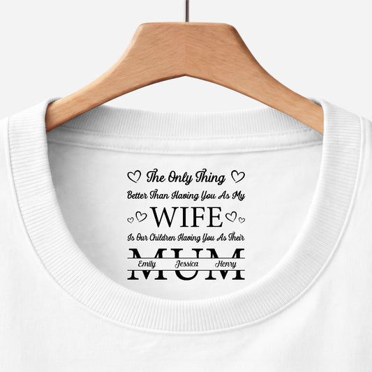 8963AUK1 personalised inside neck print shirt for mumdad 8963aasdsa