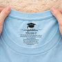 8964AUK1 personalised you did it inside neck print t shirt for graduation 8964aaavls_1