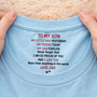 8969AUK2 personalised to my daughterson i love you inner neck print t shirt 8969aaccca