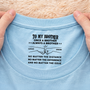 8973AUK2 personalised inside neck print t shirt for brother 8973aacdbb