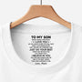 8975AUK1 personalised i believe in you inner neck print t shirt for sondaughter 8975aacdzb